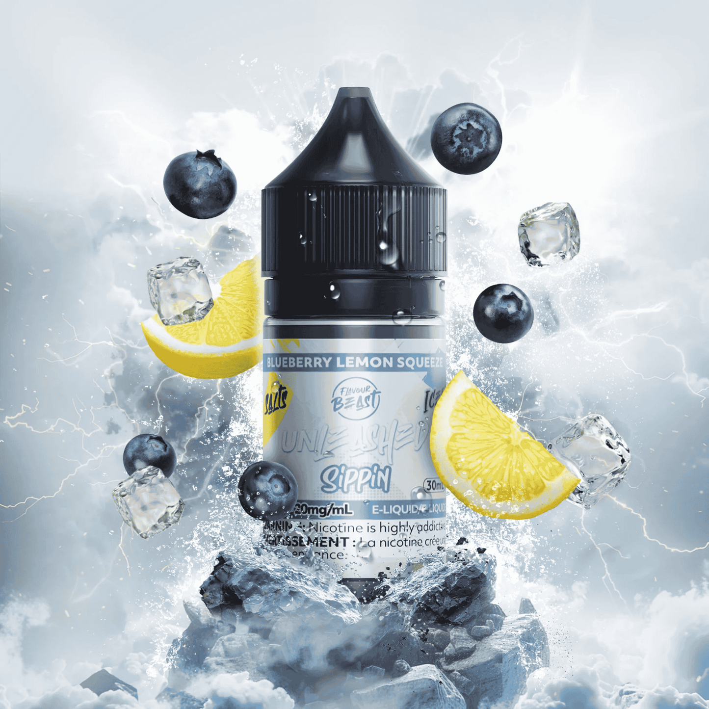 Sippin: Blueberry Lemon Squeeze (iced)