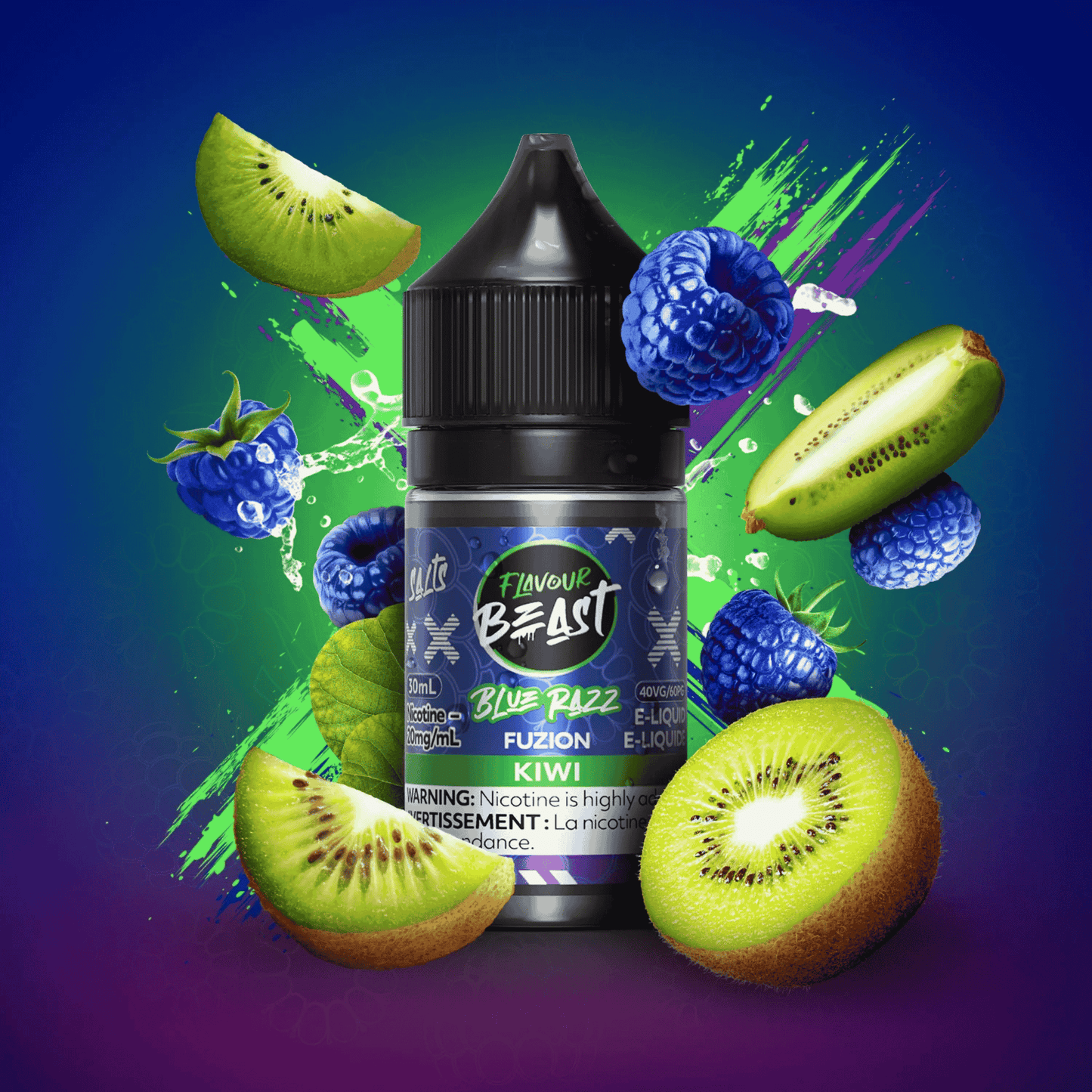 Fuzion: Blue Razz/Kiwi