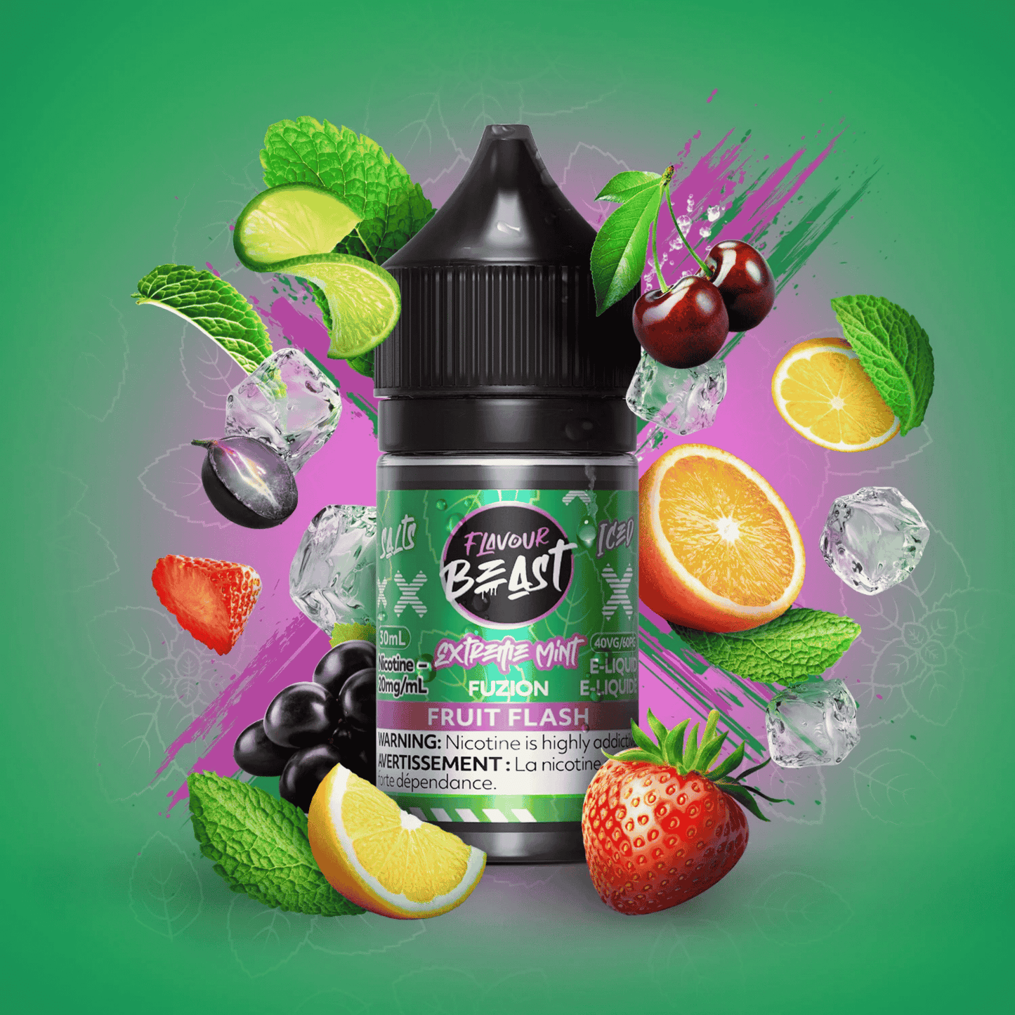 Fuzion: Extreme Mint Fruit Flash (iced)