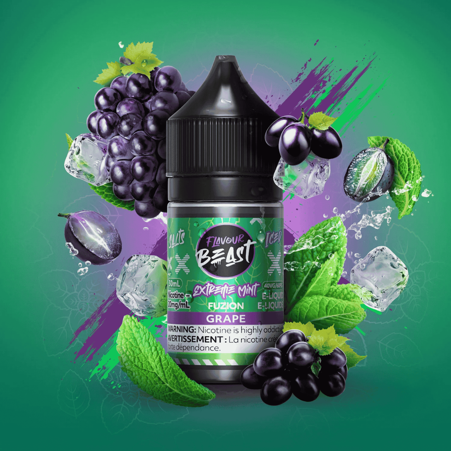 Fuzion: Extreme Mint/Grape (iced)